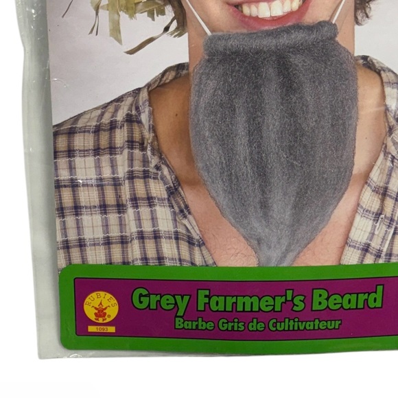 Rubie’s grey farmer’s beard with elastic band brand new in packaging never worn! - Picture 6 of 6